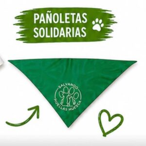 Pañoleta solidaria Salvando Huellas
